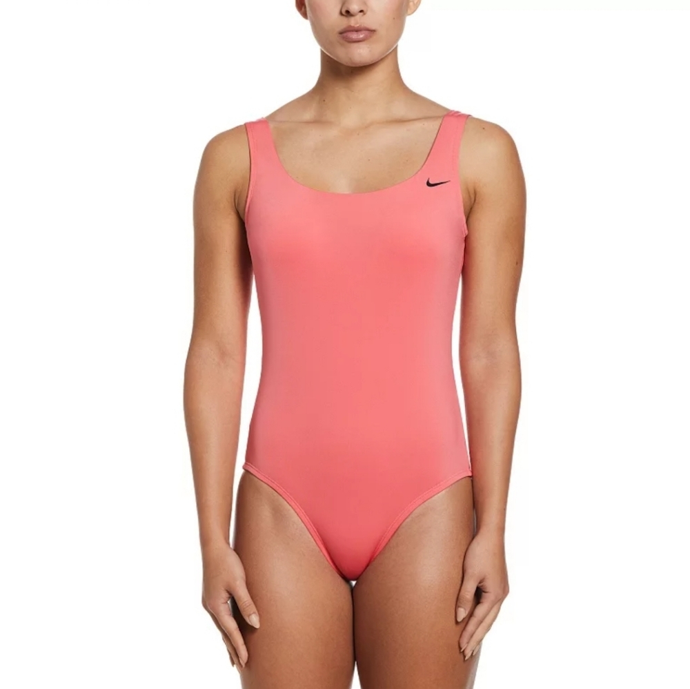 Nike Sea Coral U-Back One-Piece Bathing Suit XXL